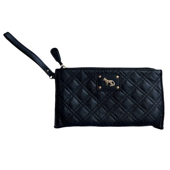 EMMA FOX quilted wallet clutch - Picture 1 of 8